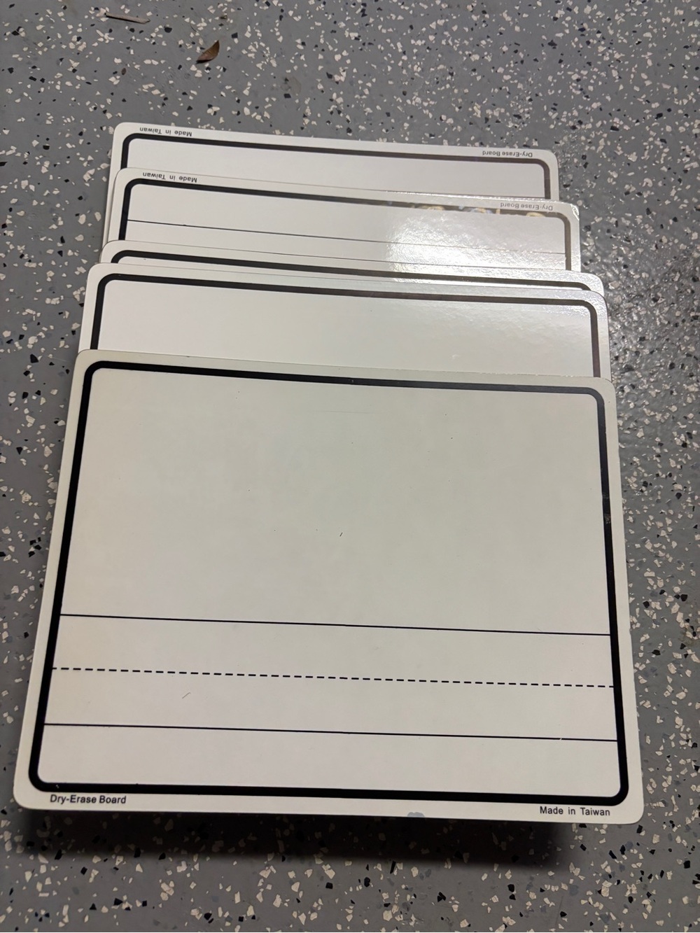 17 Dry-Erase Classroom Writing Boards - White with Black Border